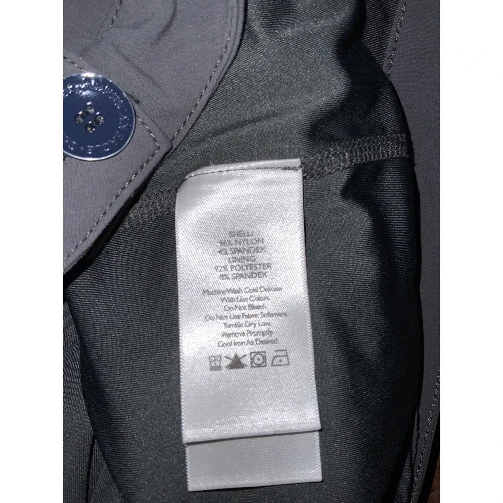Eddie Bauer Womens Travex Skort Gray Hiking Travel Active Skirt Shorts Lining 12